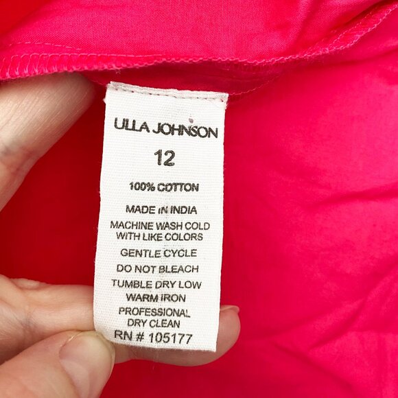 Ulla Johnson "Lora" Pink Top, size 12. - Picture 10 of 15